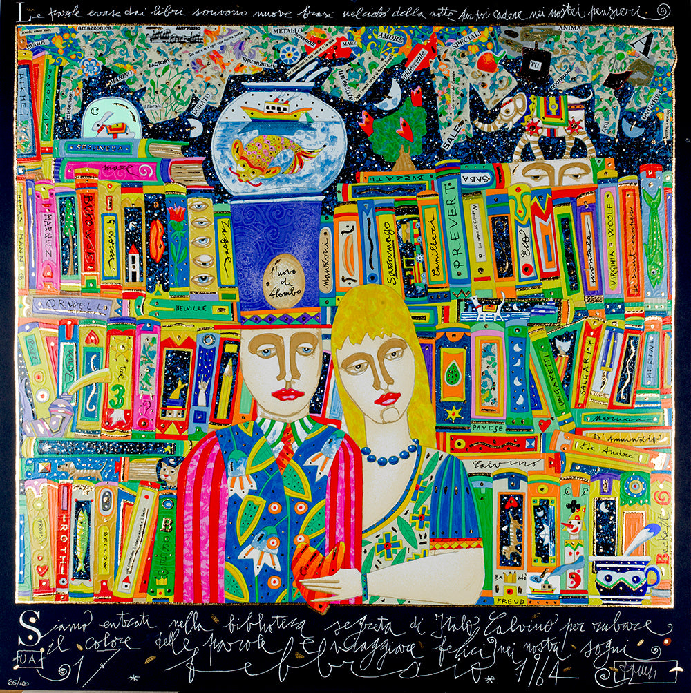 Siamo entrati nella biblioteca segreta di Italo Calvino per rubare il colore delle parole e viaggiare felici nei nostri sogni