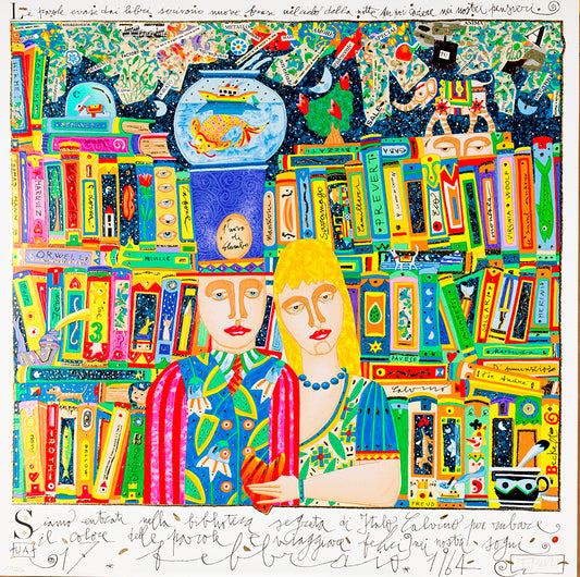 Siamo entrati nella biblioteca segreta di Italo Calvino per rubare il colore delle parole e viaggiare felici nei nostri sogni